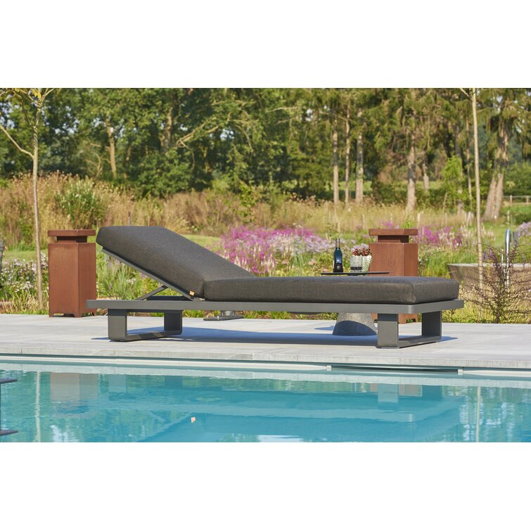 Fitz Roy Outdoor Multi Position Lounger With Sunbrella Cushions